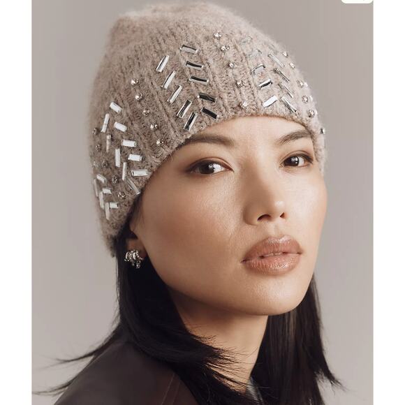 By Anthropologie Tonal Gem Beanie main image 6